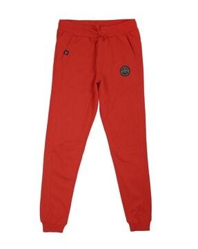 cotton joggers with insert pockets