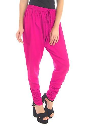 cotton kingdom women regular fit chudidar pant (ck8a15_fuchsia_2xl)