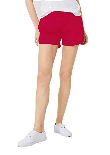 cotton kingdom womens cycling sports shorts (ck8-060_rani pink_8xl)