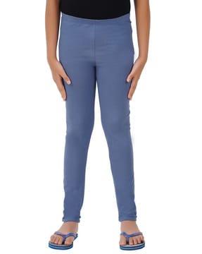 cotton leggings with elasticated waistband