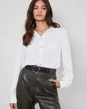 cotton loose fit shirt
