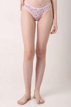 cotton lycra women's bikini pack of 3 - lavender