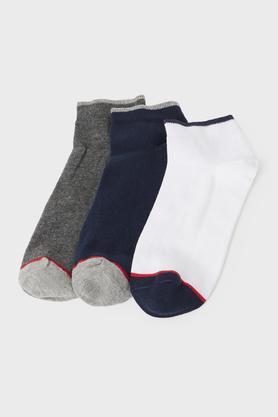 cotton men's crew socks assorted pack of 3 - multi