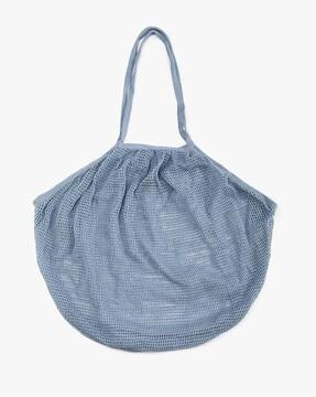 cotton net hobo bag
