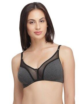 cotton non-padded full cup non-wired full figure bra