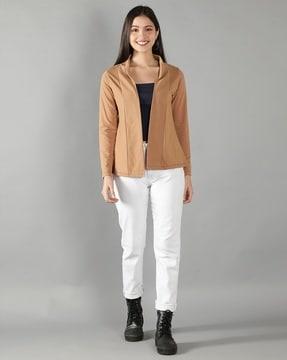 cotton open-front shrug