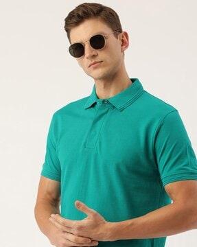 cotton pique polo t-shirt