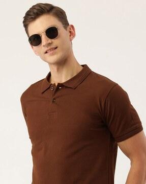 cotton pique polo t-shirt