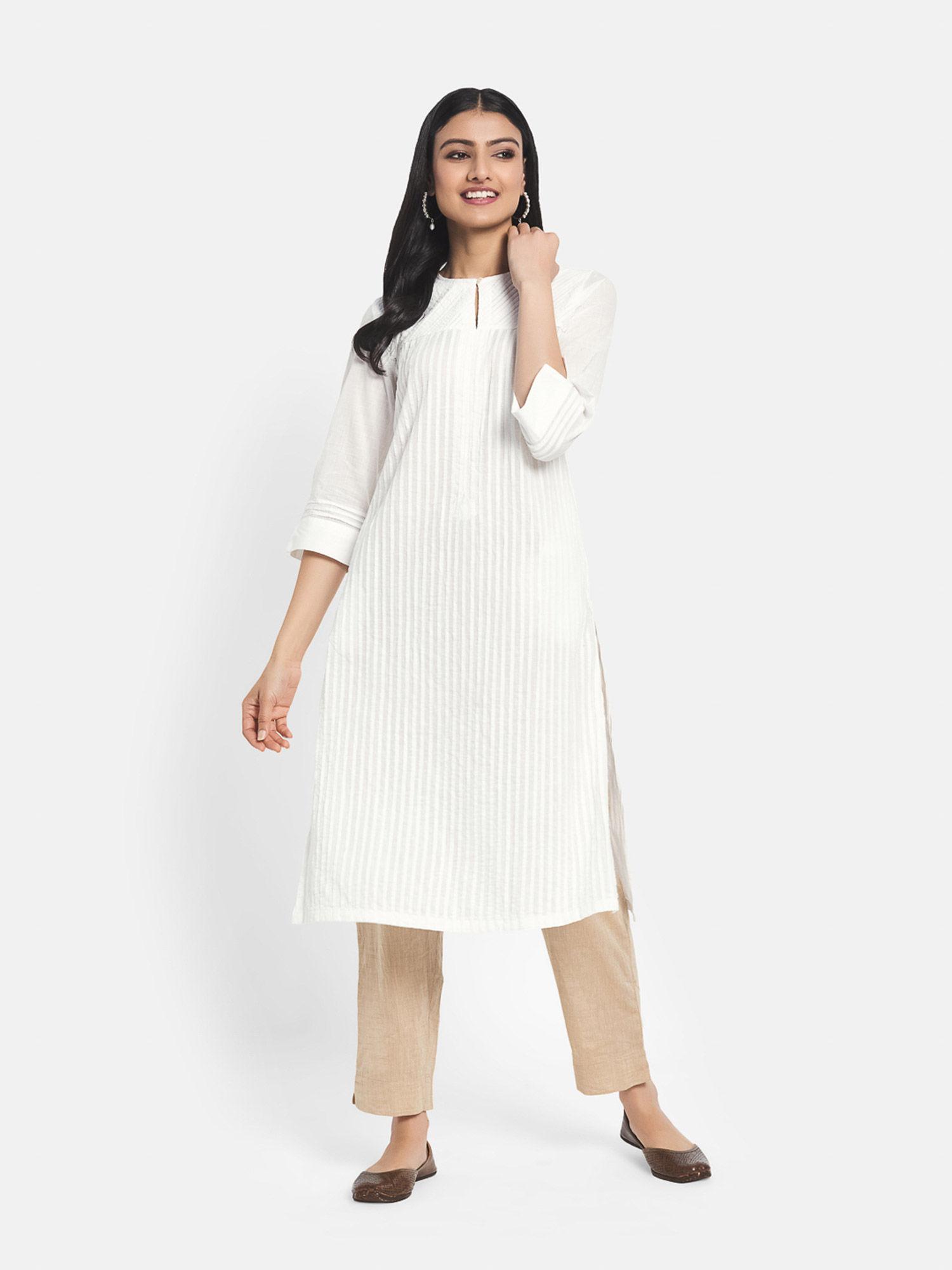 cotton pleated kurta