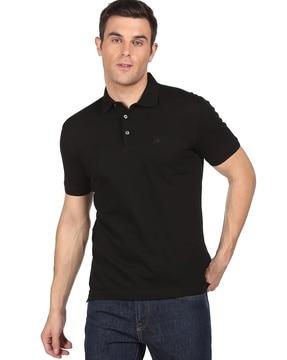 cotton polo t-shirt with patch pocket