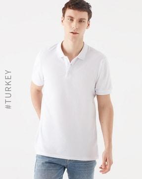 cotton polo t-shirt