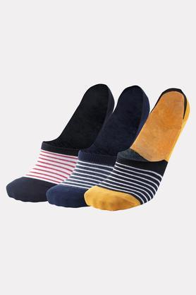 cotton poly spandex knitted casual wear mens non tery socks - multi