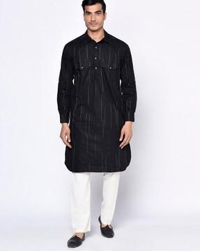 cotton poplin pathani kurta