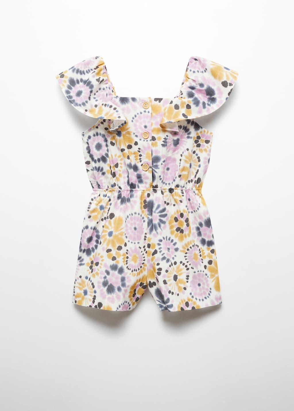 cotton print jumpsuit