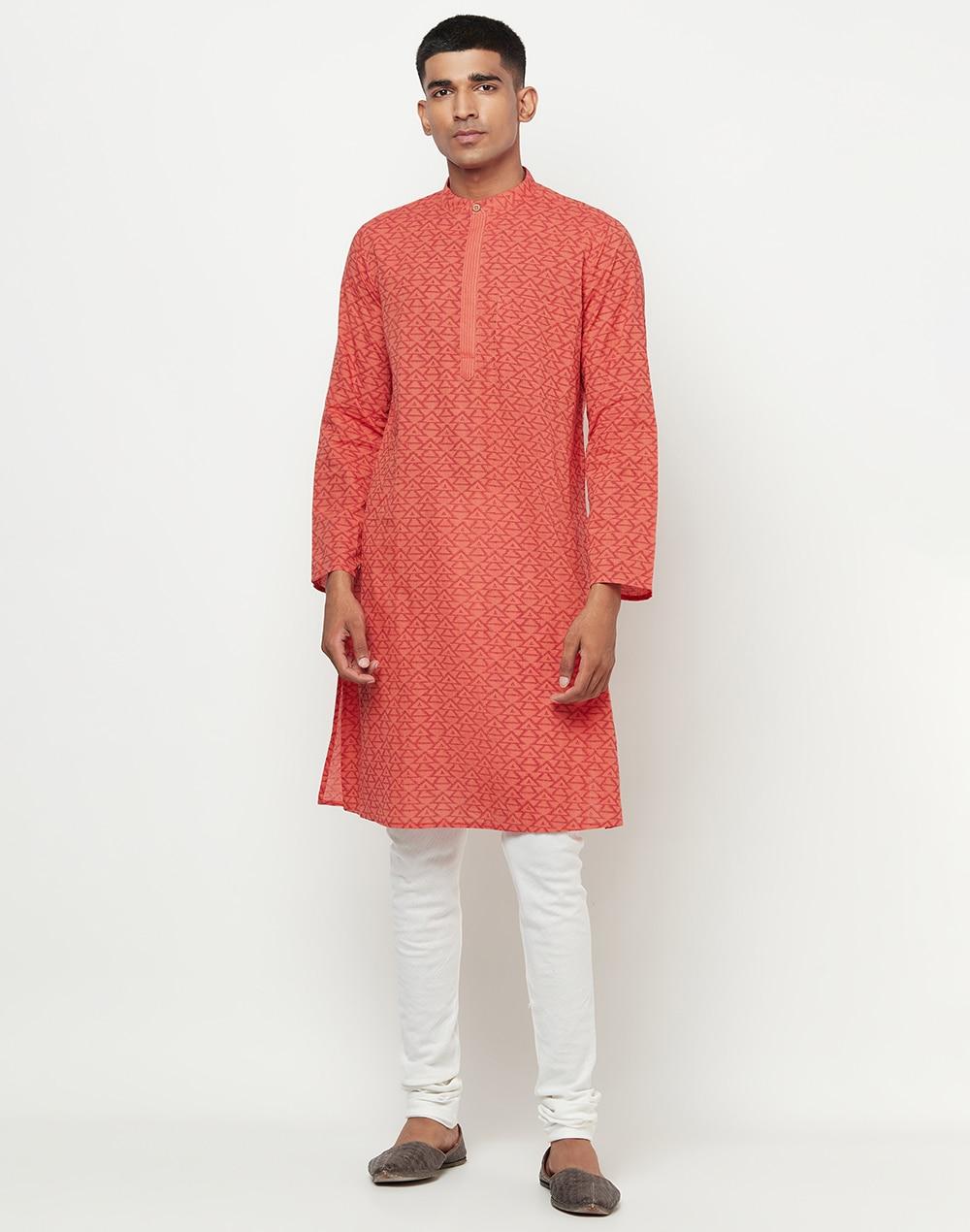 cotton printed long kurta