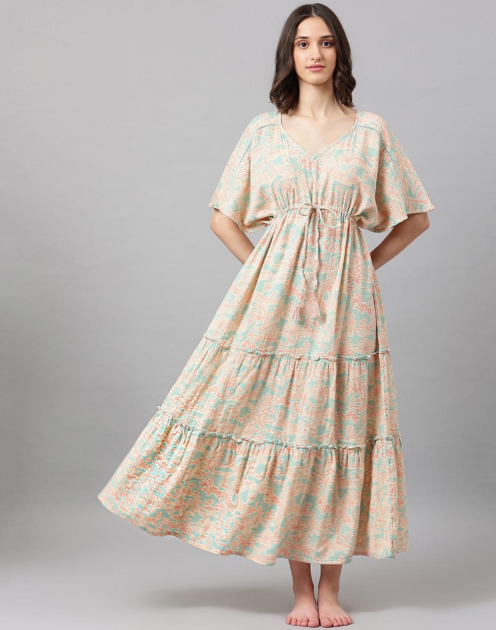 cotton printed night dress