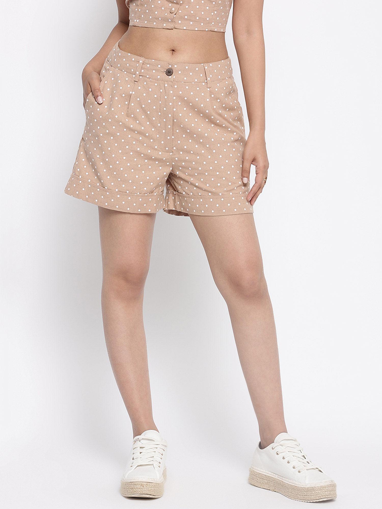 cotton printed shorts