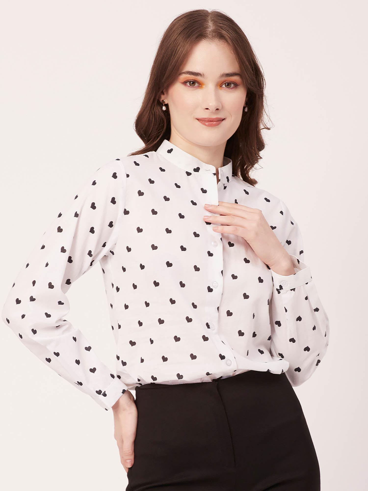 cotton printed summer shirt for women