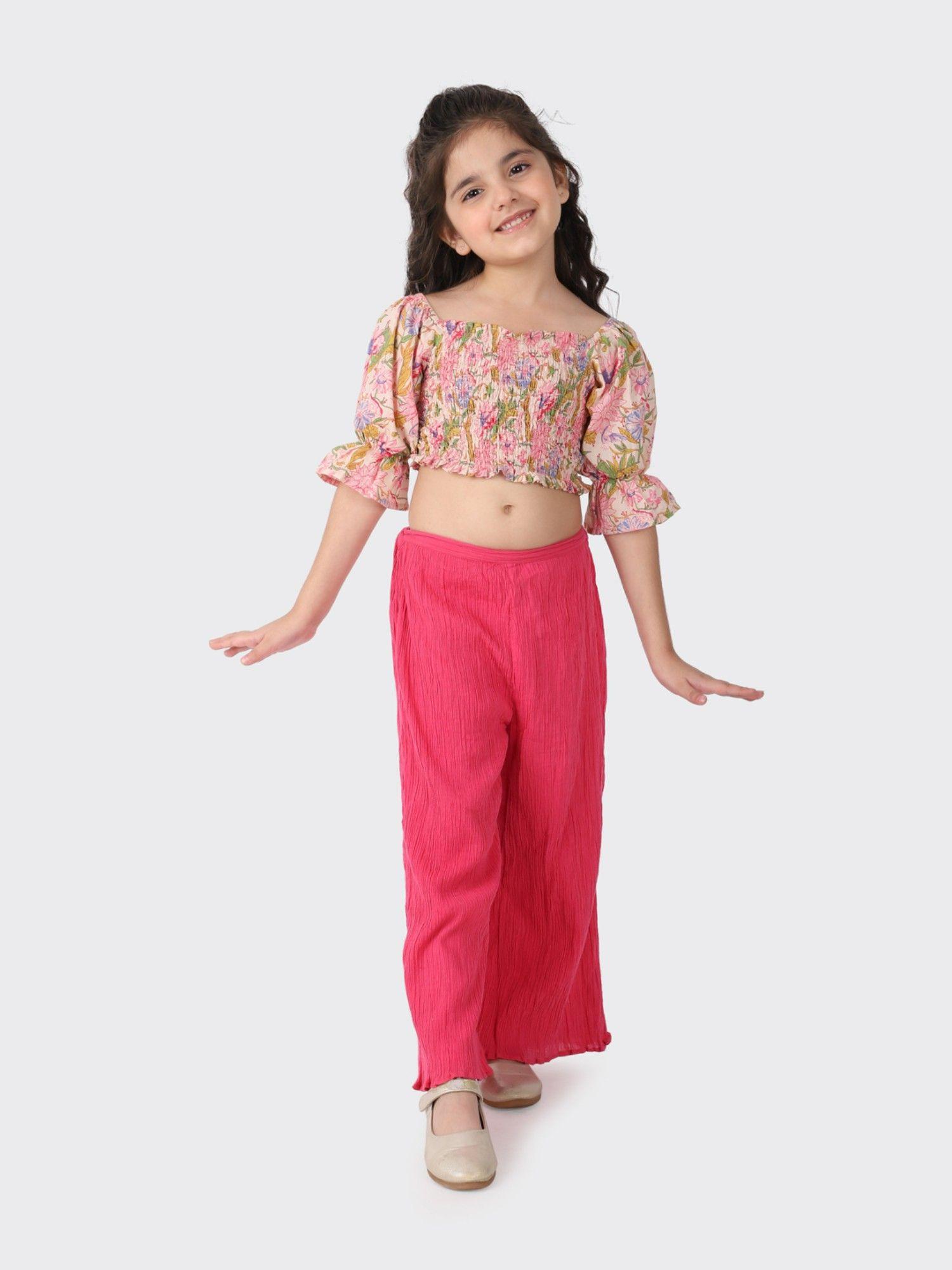 cotton printed top and pant (set of 2)