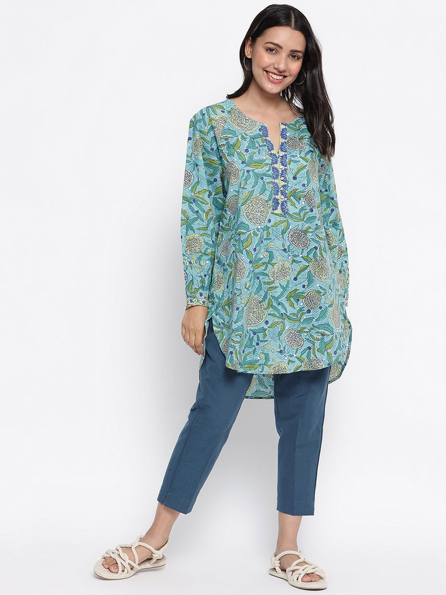 cotton printed tunic