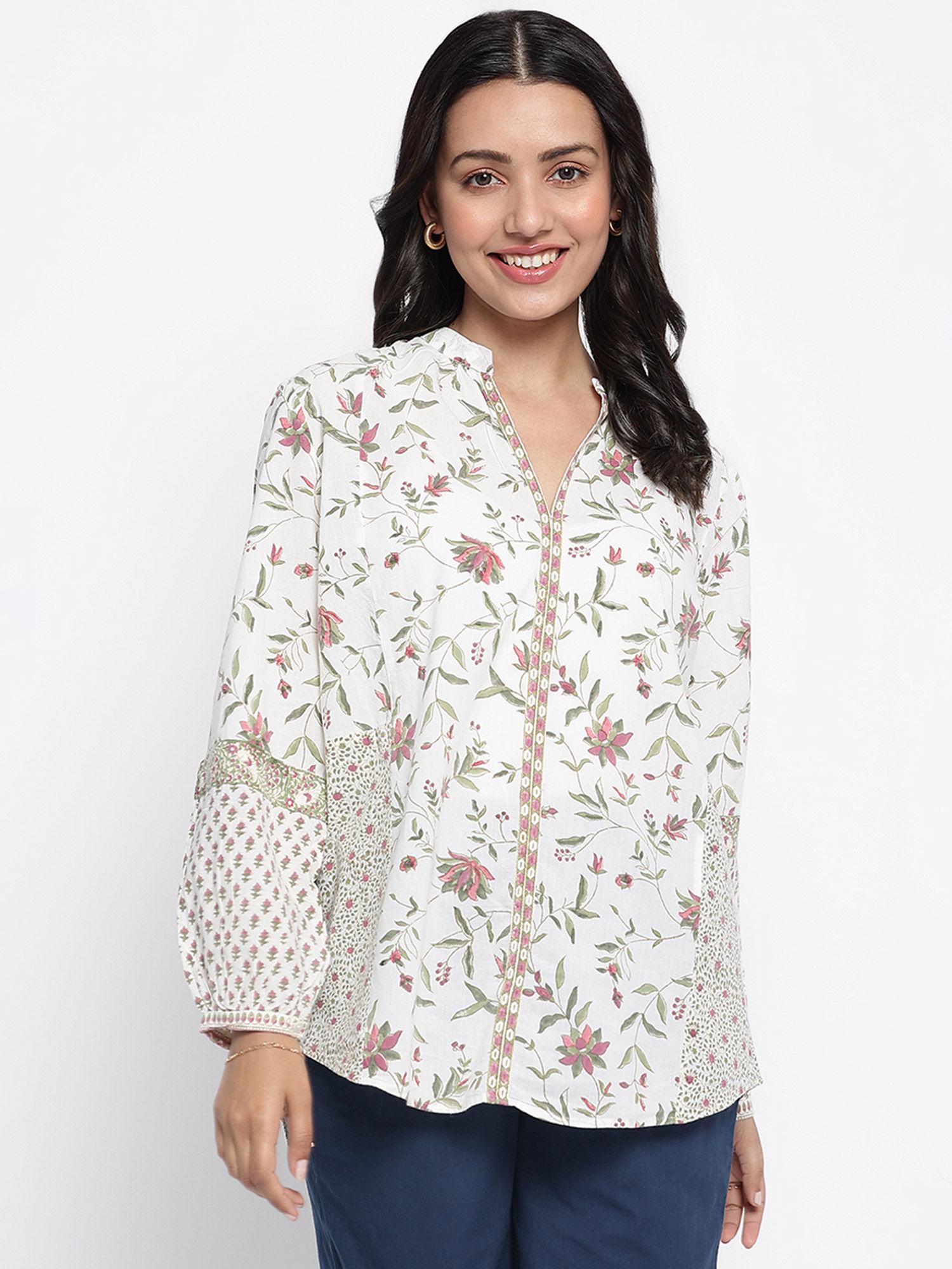 cotton printed tunic