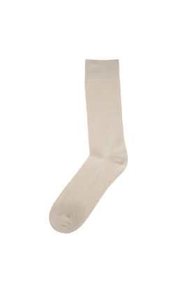 cotton regular fit men's socks pack of 3 - cream - cream