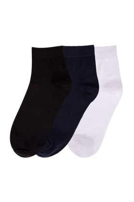 cotton regular fit men's socks pack of 3 - multi - multi