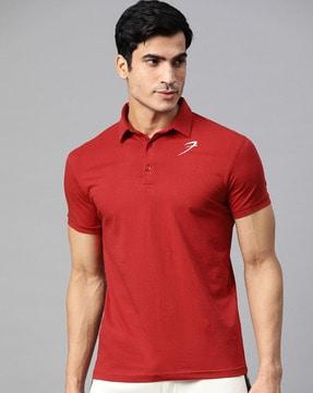 cotton regular fit polo t-shirt