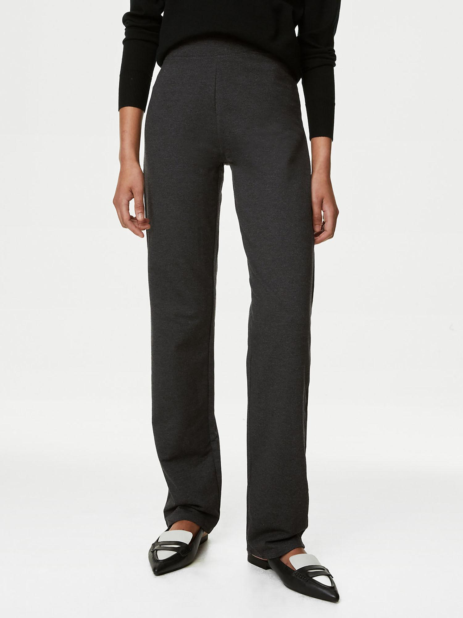 cotton rich straight leg trackpant