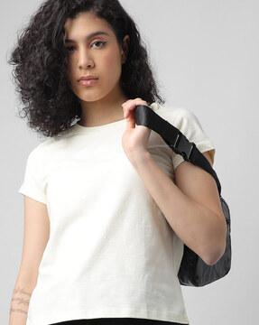 cotton round-neck t-shirt