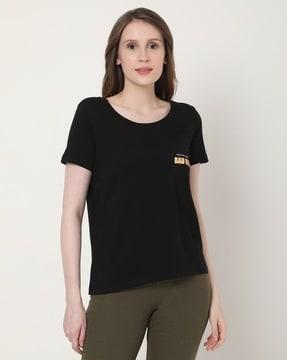 cotton round-neck t-shirt