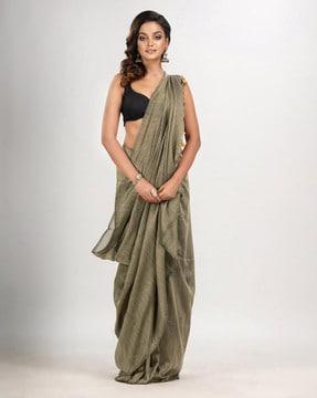 cotton saree with tassels