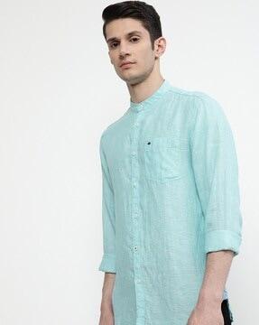 cotton shirt with patch pocket