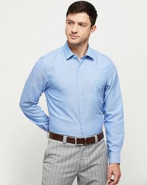 cotton shirt with patch pocket