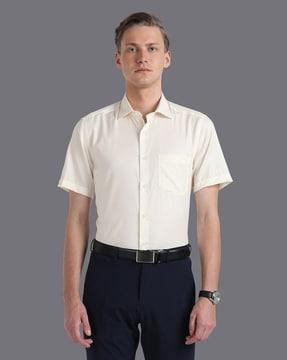 cotton shirt with patch pocket