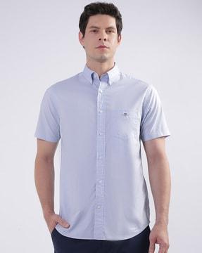 cotton shirt with patch pocket