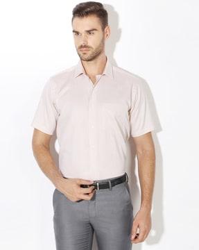 cotton shirt with short sleeves