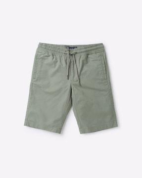 cotton shorts with insert pockets