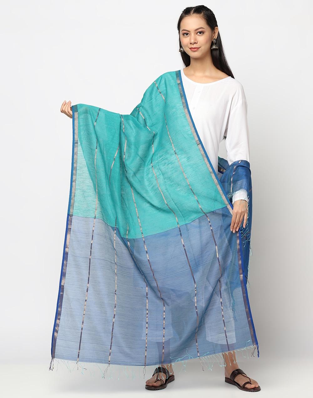 cotton silk maheshwari dupatta