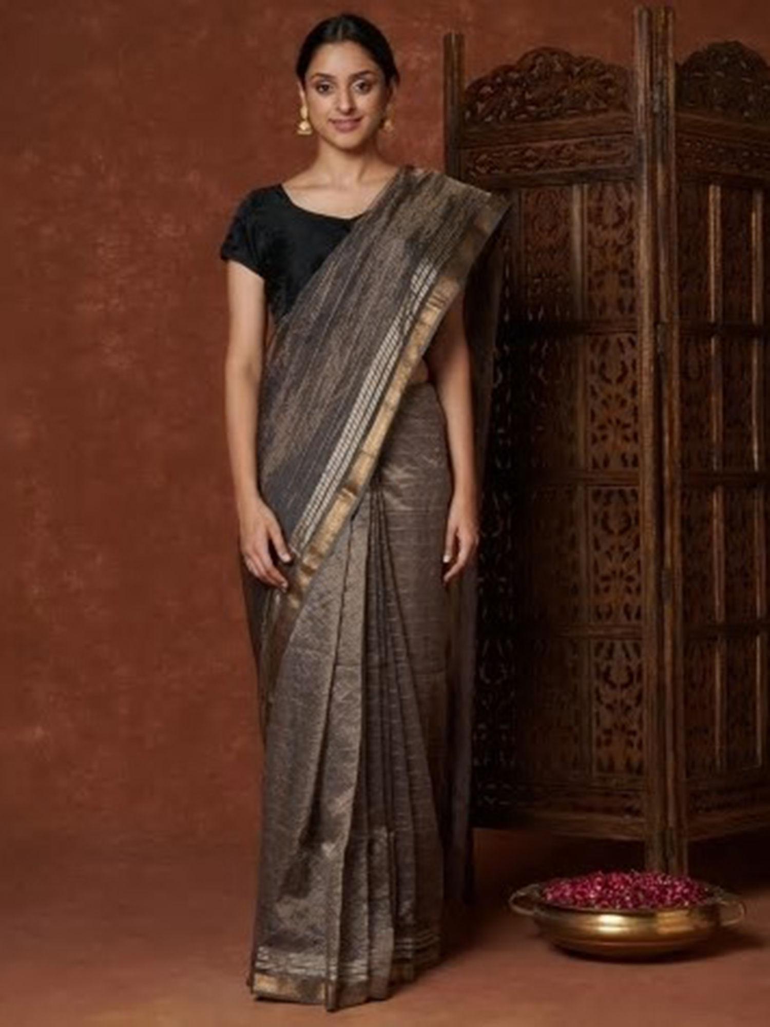 cotton silk maheshwari sari