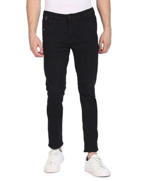 cotton skinny jeans with 5-pocket styling