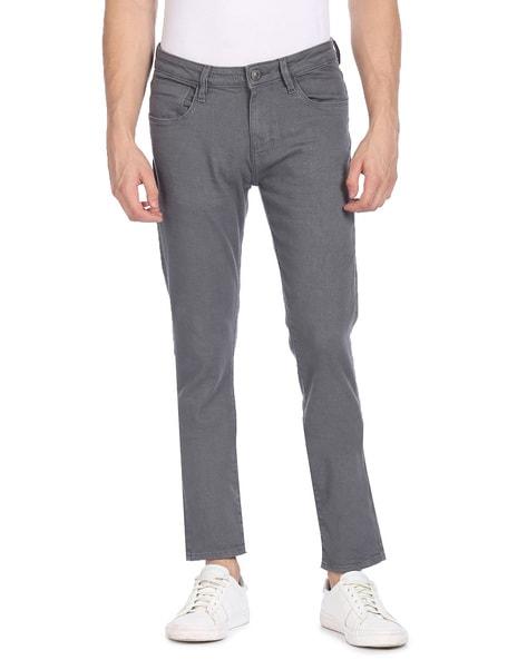 cotton skinny jeans with 5-pocket styling