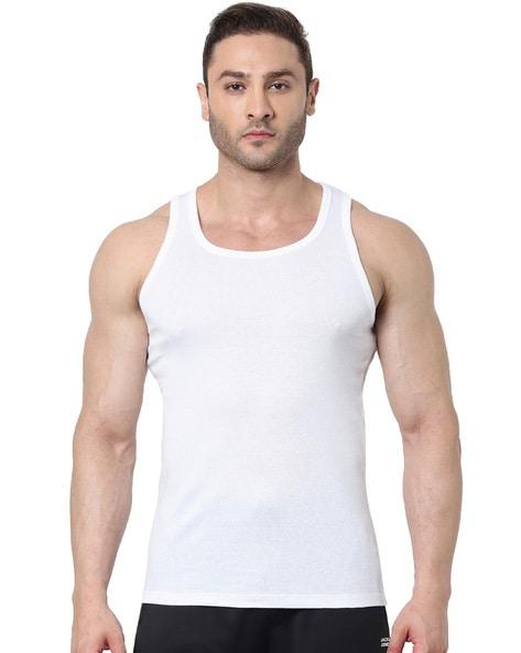 cotton sleeveless vest