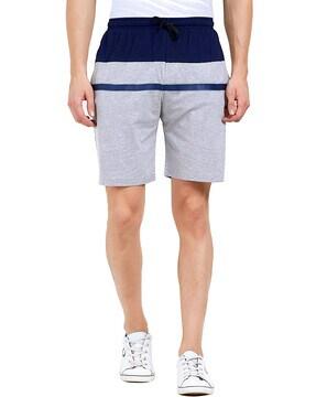 cotton slim fit city shorts