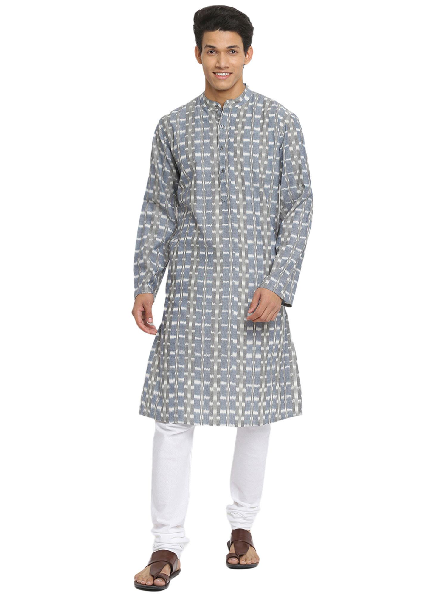 cotton slim fit long kurta