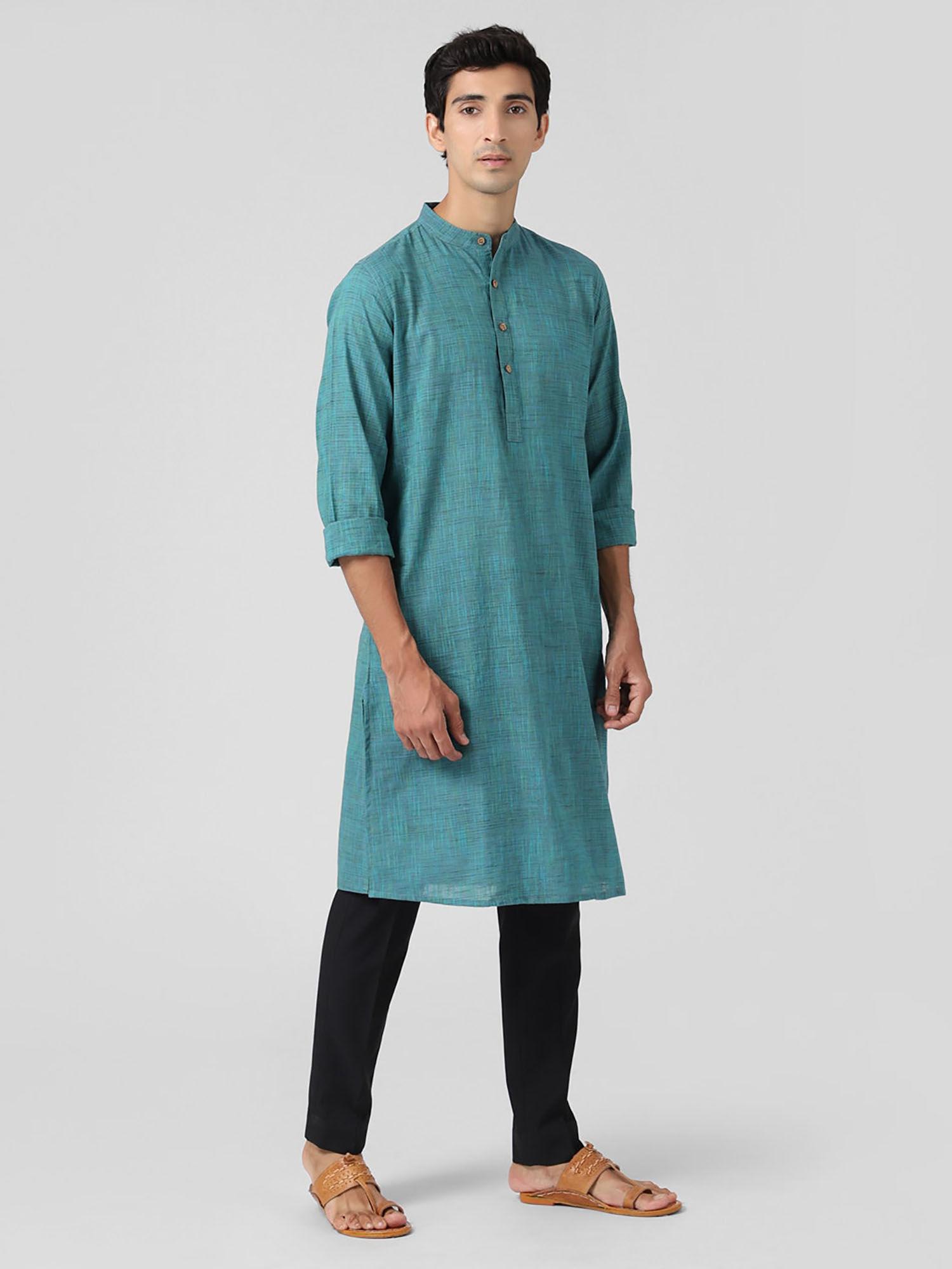 cotton slim fit long kurta