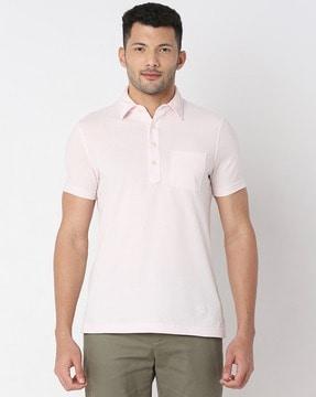 cotton slim fit polo t-shirt