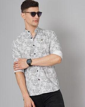 cotton slim fit shirt