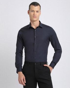 cotton slim fit shirt