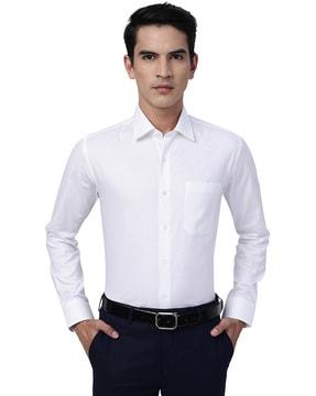 cotton slim-fit shirt